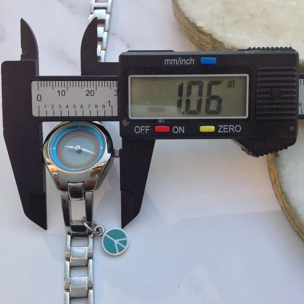RELIC Woman's Quartz  Wrist Watch Pride & Peace Theme Flashing Digital Billboard